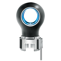 Thread-On Matte Black Charlotte Style Gearshift Knob With LED 13/15/18 Speed Adapter (Amber, Blue, White or Red LEDs)
