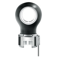 Thread-On Matte Black Charlotte Style Gearshift Knob With LED 13/15/18 Speed Adapter (Amber, Blue, White or Red LEDs)