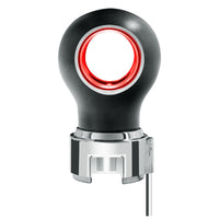 Thread-On Matte Black Charlotte Style Gearshift Knob With LED 13/15/18 Speed Adapter (Amber, Blue, White or Red LEDs)