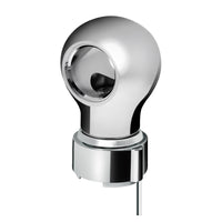 Thread-On Charlotte Style Chrome Gearshift Knob With LED 9/10 Speed Adapter (Amber, Blue, White or Red LEDs)