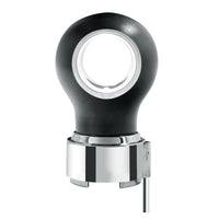 Thread-On Matte Black Charlotte Style Gearshift Knob With LED 9/10 Speed Adapter (Amber, Blue, White or Red LEDs)