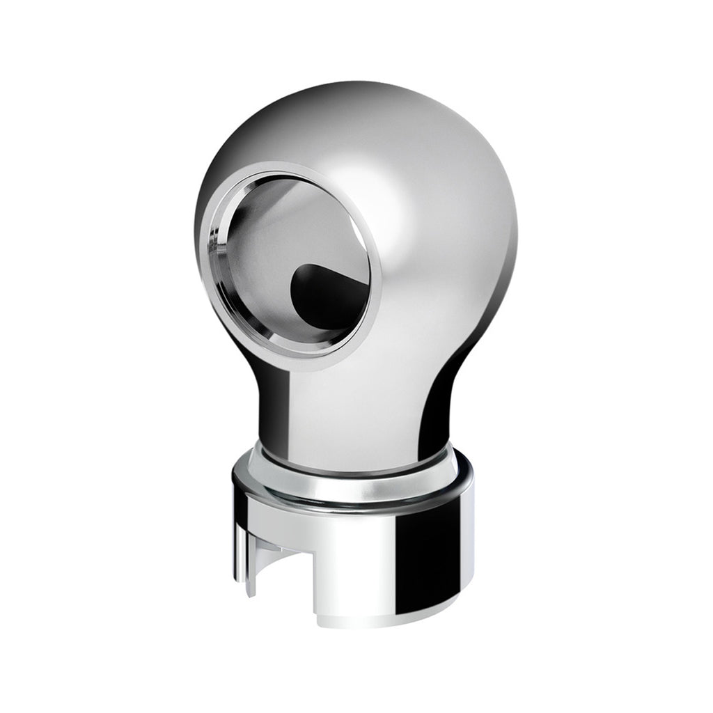 Thread-On Charlotte Style Gearshift Knob With 13/15/18 Speed Adapter (Chrome or Matte Black)