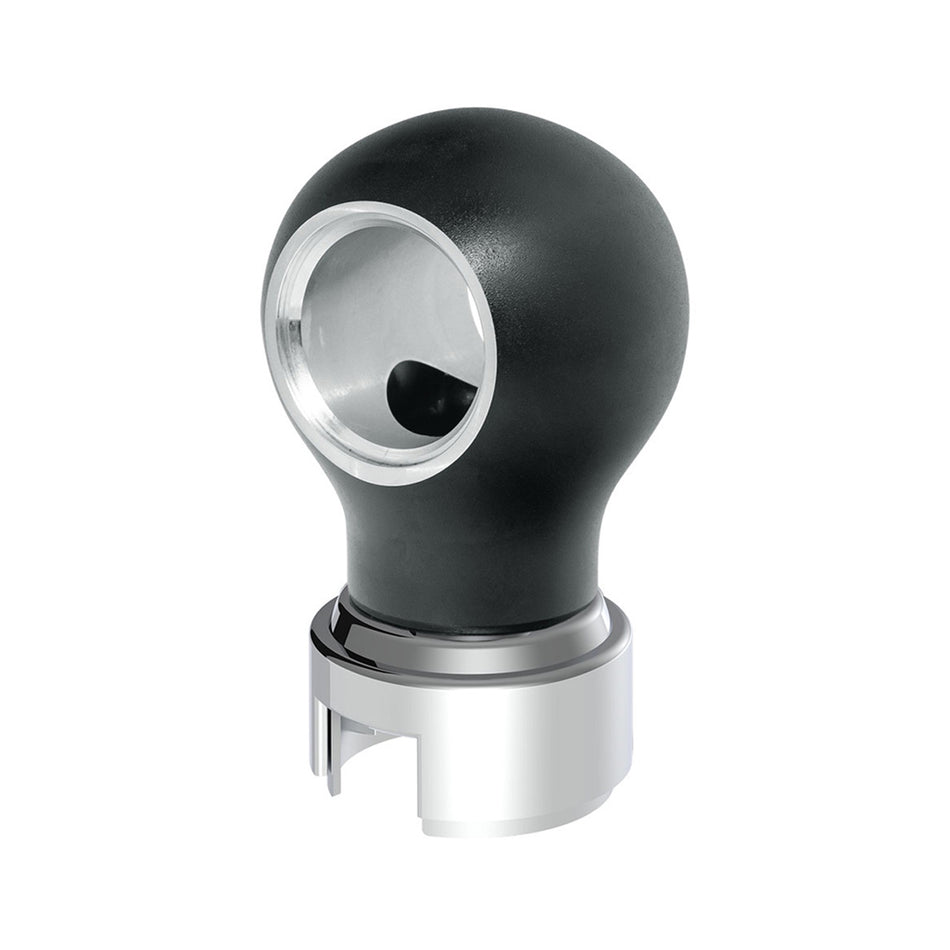 Thread-On Charlotte Style Gearshift Knob With 13/15/18 Speed Adapter (Chrome or Matte Black)