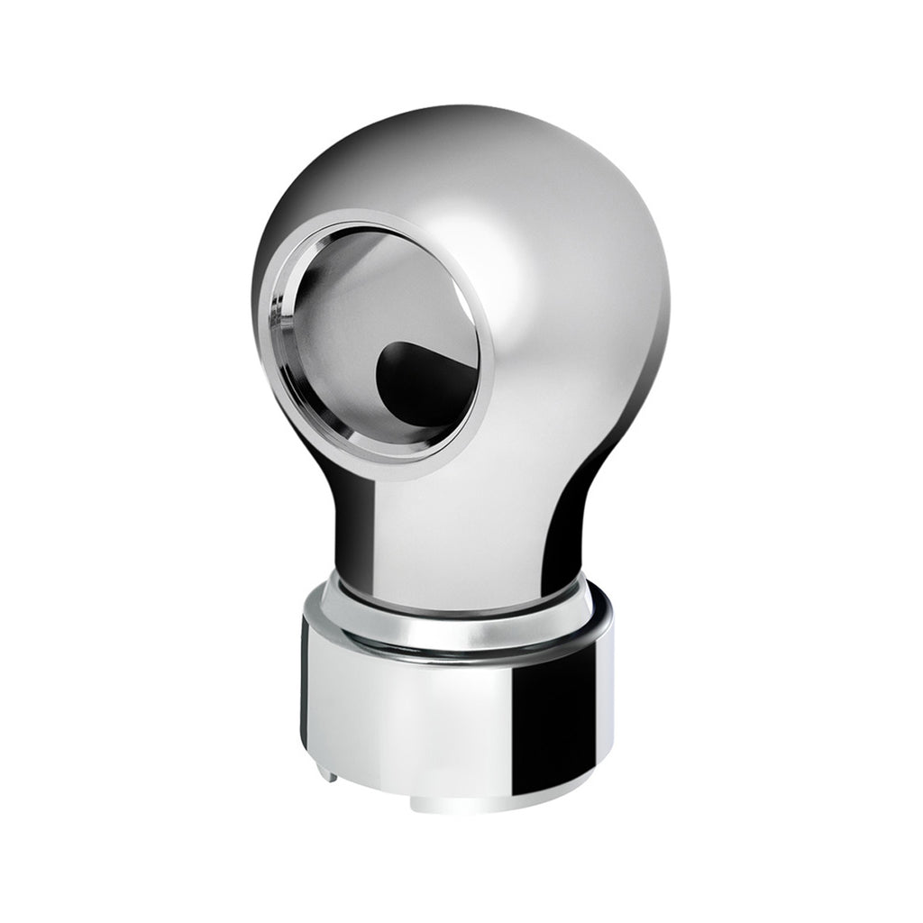 Thread-On Charlotte Style Gearshift Knob With 9/10 Speed Adapter (Chrome or Matte Black)