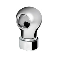 Thread-On Charlotte Style Gearshift Knob With 9/10 Speed Adapter (Chrome or Matte Black)