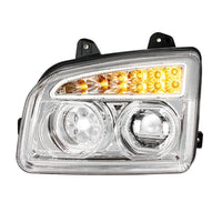 11 LED Headlight For 2015-2024 Kenworth T880 - Chrome or BlackOut Inner Housing (Driver or Passenger Side)