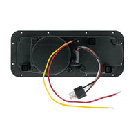 High Power Heated 10 LED Headlight w LED Turn & DRL - Chrome or Black Housing (Driver or Passenger Side)