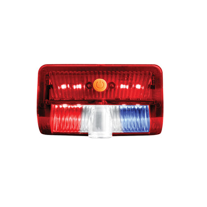 9 LED Interior Door Light With American Flag Courtesy Projector Light For 2006+ Kenworth & Peterbilt Trucks