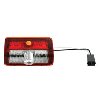 9 LED Interior Door Light With American Flag Courtesy Projector Light For 2006+ Kenworth & Peterbilt Trucks