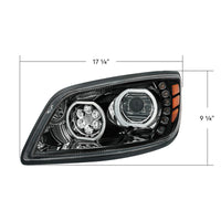 High Power 10 LED Headlight For 2005-2021 Hino 238/258/268/338 - Chrome or Black Housing (Driver or Passenger Side)