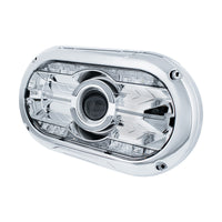 Full LED Projector One-Piece Style Chrome or Blackout Headlight For Dual 5-3/4" Headlight Housing