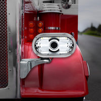 Full LED Projector One-Piece Style Chrome or Blackout Headlight For Dual 5-3/4" Headlight Housing