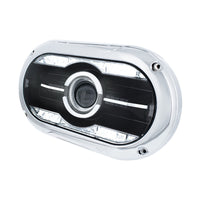 Full LED Projector One-Piece Style Chrome or Blackout Headlight For Dual 5-3/4" Headlight Housing