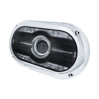 Full LED Projector One-Piece Style Chrome or Blackout Headlight For Dual 5-3/4" Headlight Housing