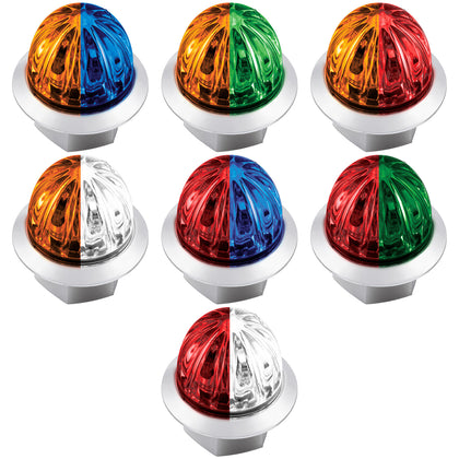Double Fury 4 LED Dual Function Mini Watermelon Light (Various Colors)