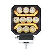 10 LED High Power LED Work Light With "U" Light Guide (Various Colors)
