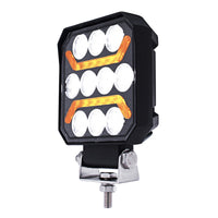 10 LED High Power LED Work Light With "U" Light Guide (Various Colors)