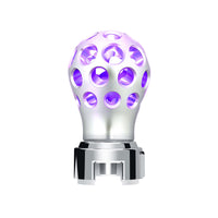 Thread-On Anodized Phoenix Style Ball Gearshift Knob With LED 13/15/18 Speed Adapter (Various Colors)