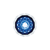 United Pacific - Double Fury 4 LED Dual Function 1-1/8" Crystal Watermelon Light (Various Colors)
