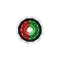 United Pacific - Double Fury 4 LED Dual Function 1-1/8" Crystal Watermelon Light (Various Colors)