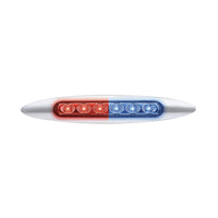 Double Fury 6 LED 6" Dual Function Marker Light With Chrome Bezel (Various Colors)