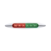 Double Fury 6 LED 6" Dual Function Marker Light With Chrome Bezel (Various Colors)