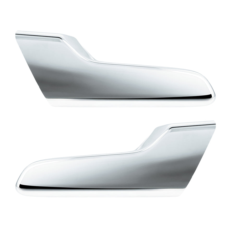 2013-2025 Kenworth T680 Chrome Plastic Interior Door Handle Covers - Driver & Passenger (Pair)