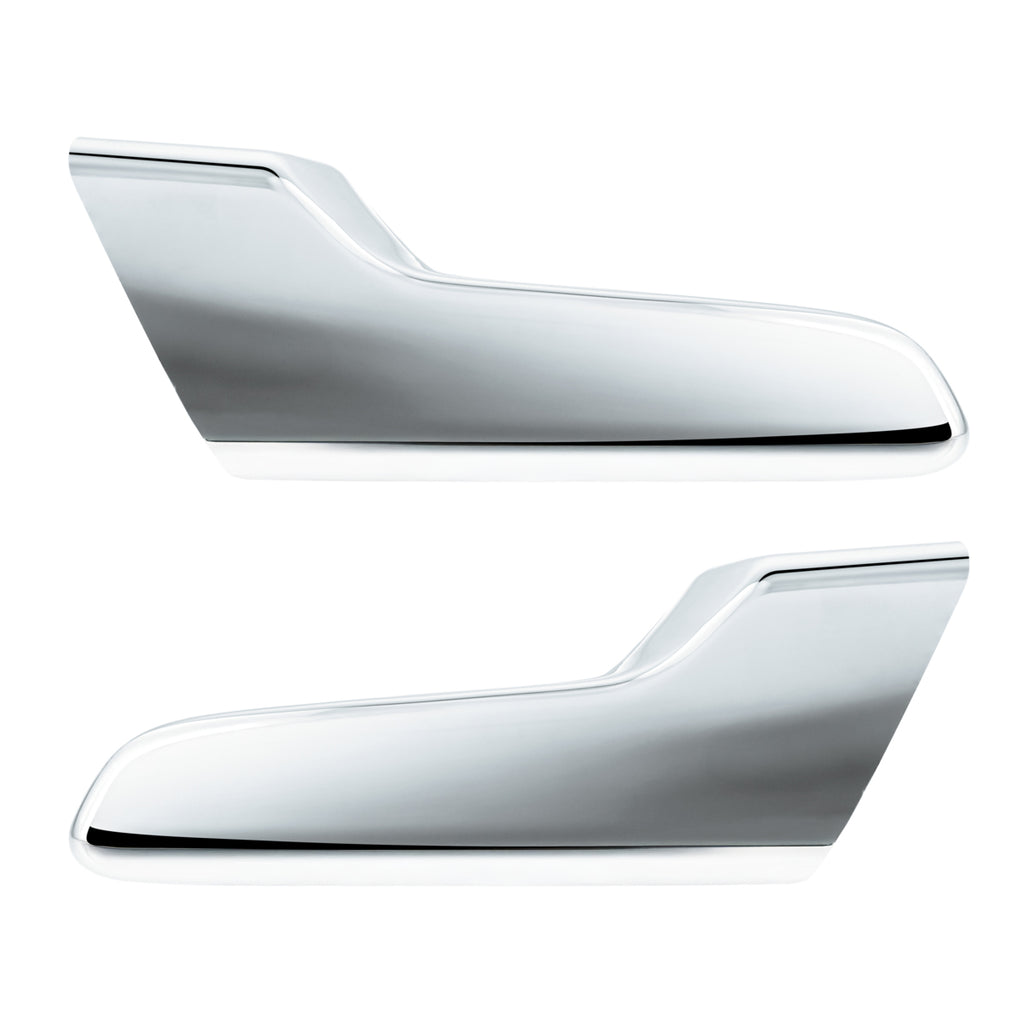2013-2025 Kenworth T680 Chrome Plastic Interior Door Handle Covers - Driver & Passenger (Pair)