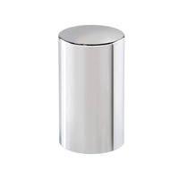 United Pacific - 33mm x 3-1/2" Chrome Plastic Cylinder Nut Cover - Push-On (10-Pack)
