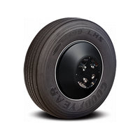 22.5" Twist & Lock Stainless Steel Front Wheel Cover - Stealth Black (with or without Window)