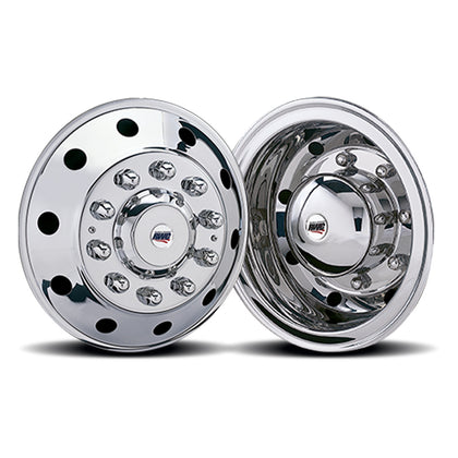 22.5" x 8.25" American Road Style Front Simulator Kit - 1.5" Stud Hub - 10 Lugs w 2 Hand Holes - Front Hook (87905)