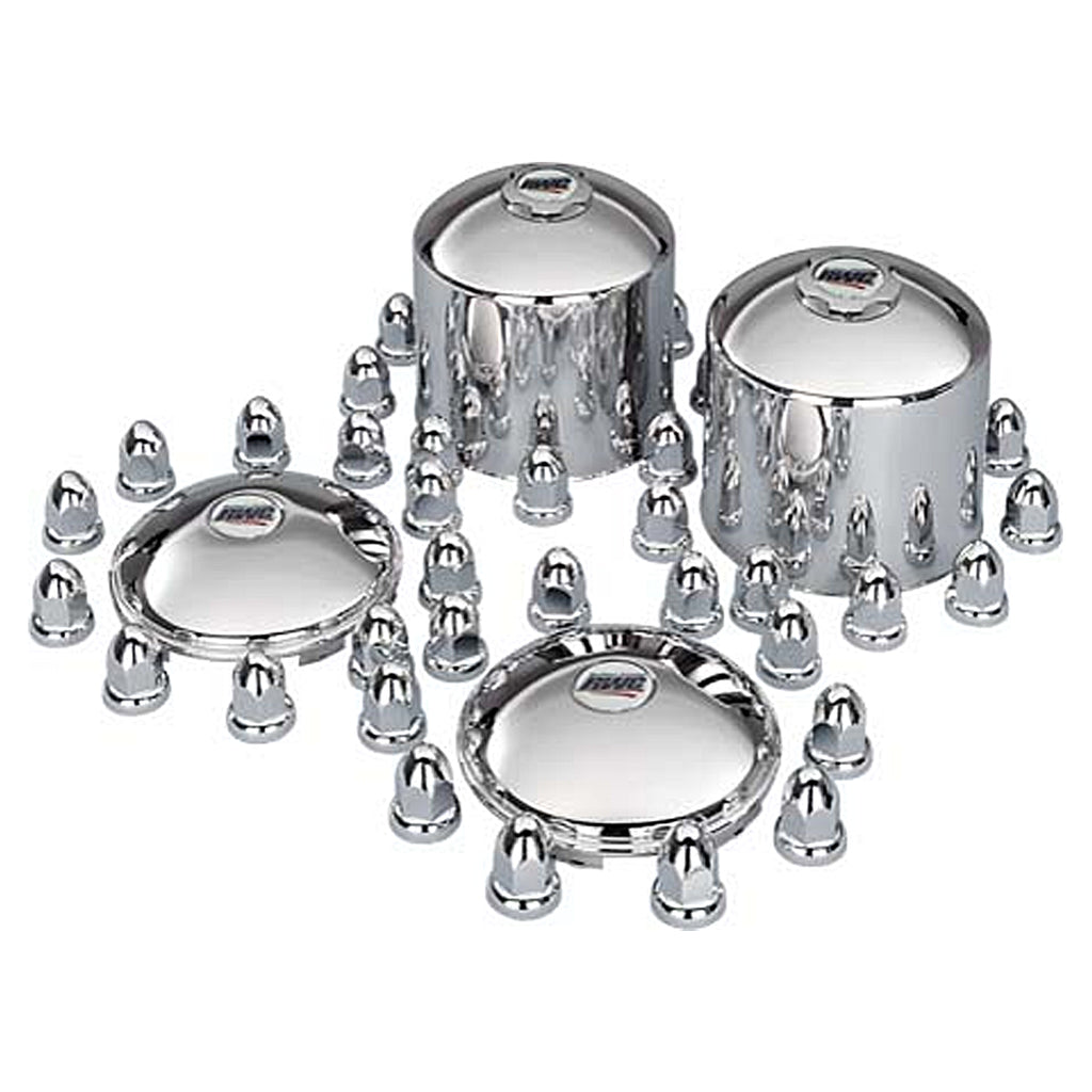 Single or Tandem Axle Stainless Steel or Stealth Black 33mm, 9.785" Tall, 19.5" International CV Series Trim Kit - Solid Center