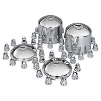 Single or Tandem Axle Stainless Steel or Stealth Black 33mm, 9.785" Tall, 19.5" International CV Series Trim Kit - Solid Center