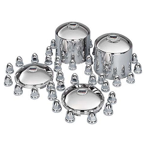 Single or Tandem Axle Stainless Steel or Stealth Black 33mm, 9.785" Tall, 19.5" International CV Series Trim Kit - Solid Center