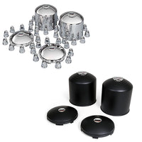 Single or Tandem Axle Stainless Steel or Stealth Black 33mm, 9.785" Tall, 19.5" International CV Series Trim Kit - Solid Center