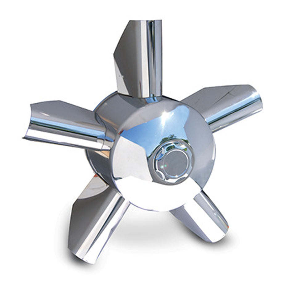 22.5” or 24.5” Stainless Steel RealMag Hub Covers - 5/8" or 3/4" Axle Bolts (8 Covers)