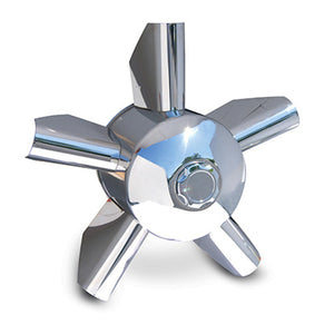 22.5” or 24.5” Stainless Steel RealMag Hub Covers - 5/8" or 3/4" Axle Bolts (8 Covers)