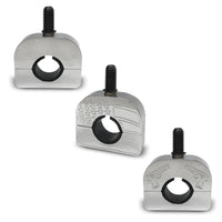 Billet Aluminum Steering Wheel Spinner Clamp (Plain, American Flag, Dual Pistols)