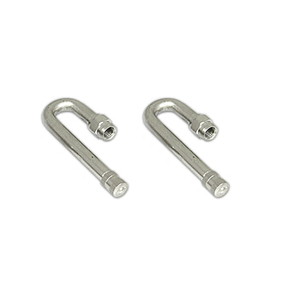 180° Nickel-Plated Brass Air Valve Extensions (2 or 4 Pack)