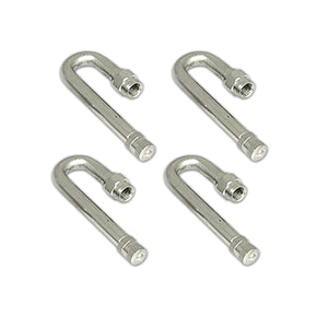 180° Nickel-Plated Brass Air Valve Extensions (2 or 4 Pack)