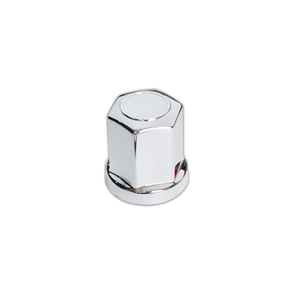 RealWheel - 2 3/8" Chrome Plastic 33m Lug Nut Cover w Flange