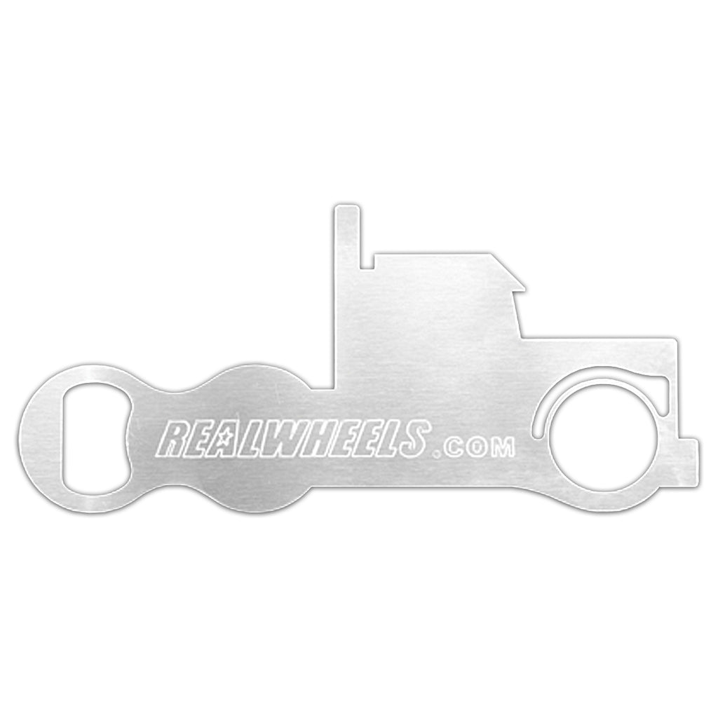 Brushed 304 Stainless Steel Bottle Opener (Semi Truck, Auto-Semi Truck, Fire Truck)