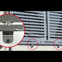 RealWheels - Peterbilt/Kenworth Stainless Steel or Stealth Black Rear Window Guards