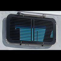 RealWheels - Peterbilt/Kenworth Stainless Steel or Stealth Black Rear Window Guards