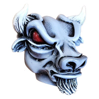 Twisted Shifterz - El Toro Gray Bull Shift Knob with Red Eyes