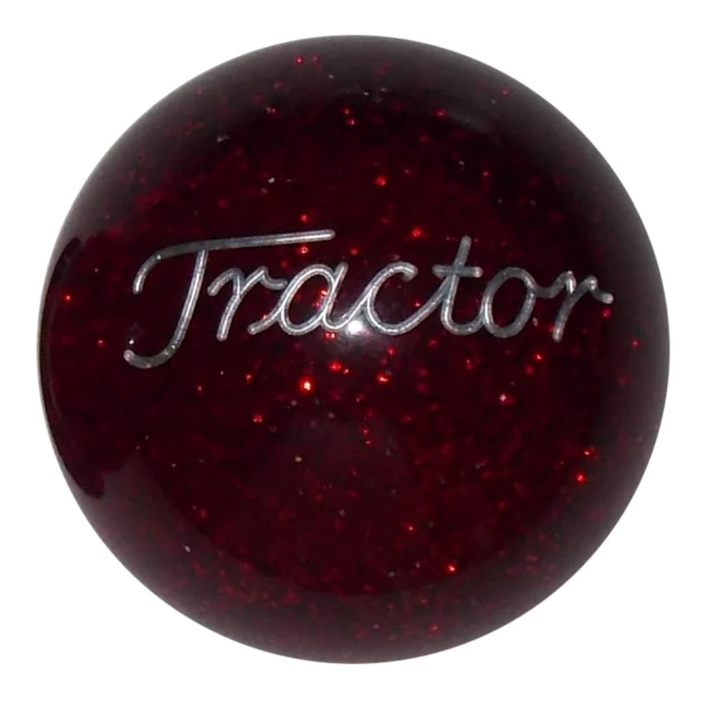 Twisted Shifterz - Red Glitter Tractor or Trailer Brake Knobs