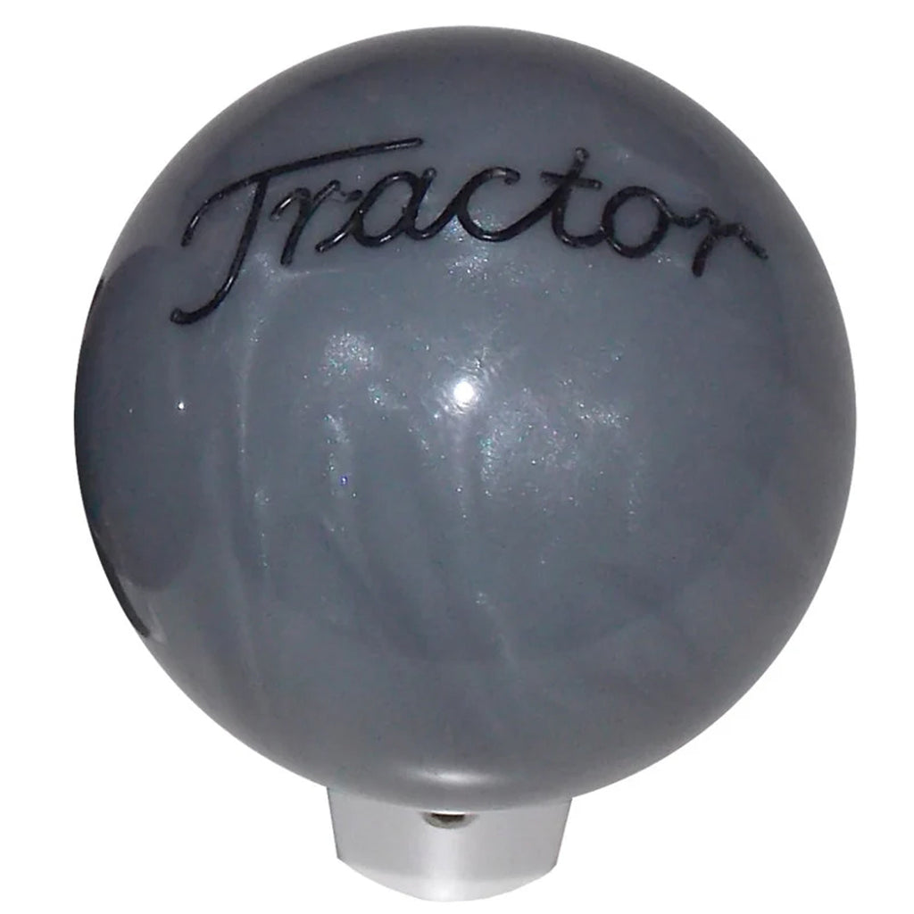 Twisted Shifterz - Pearl Gray FlatTop Tractor or Trailer Brake Knob