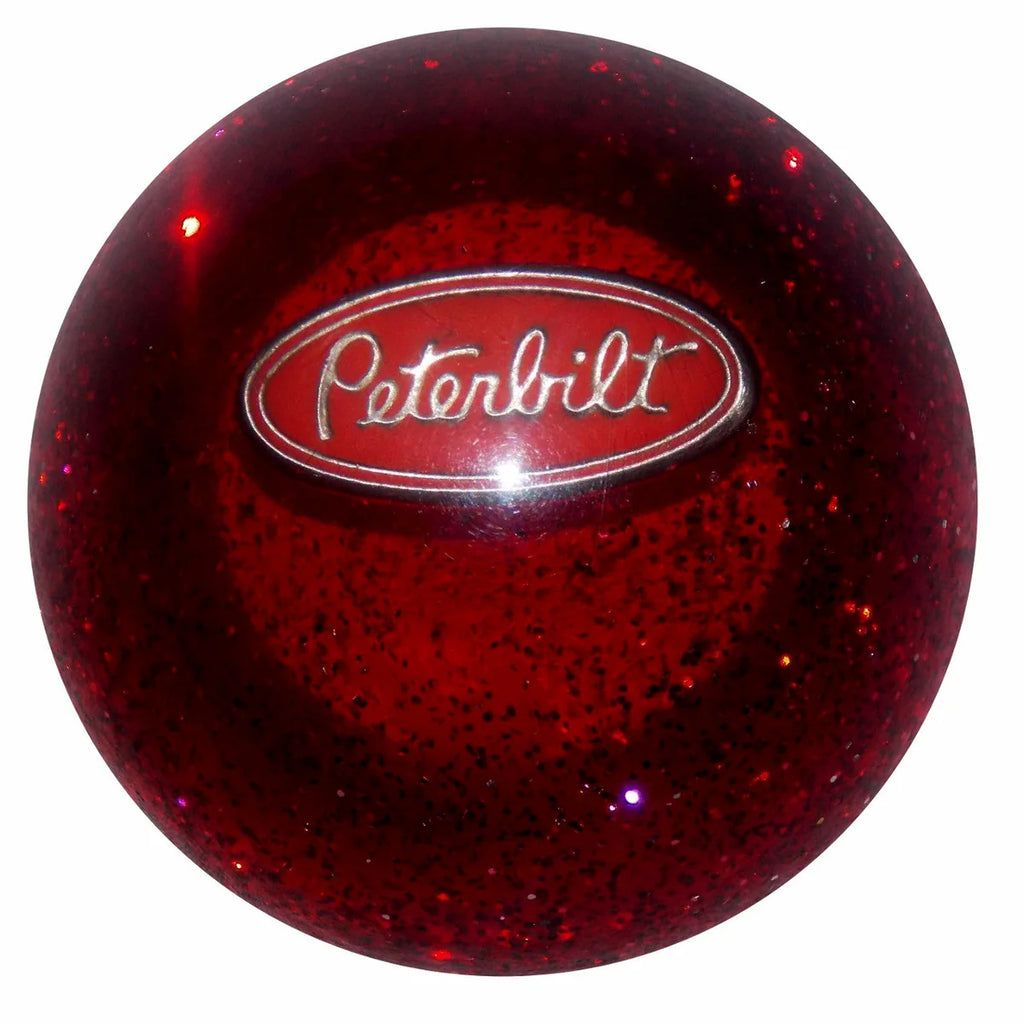 Twisted Shifterz - Red Glitter Peterbilt Brake Knob