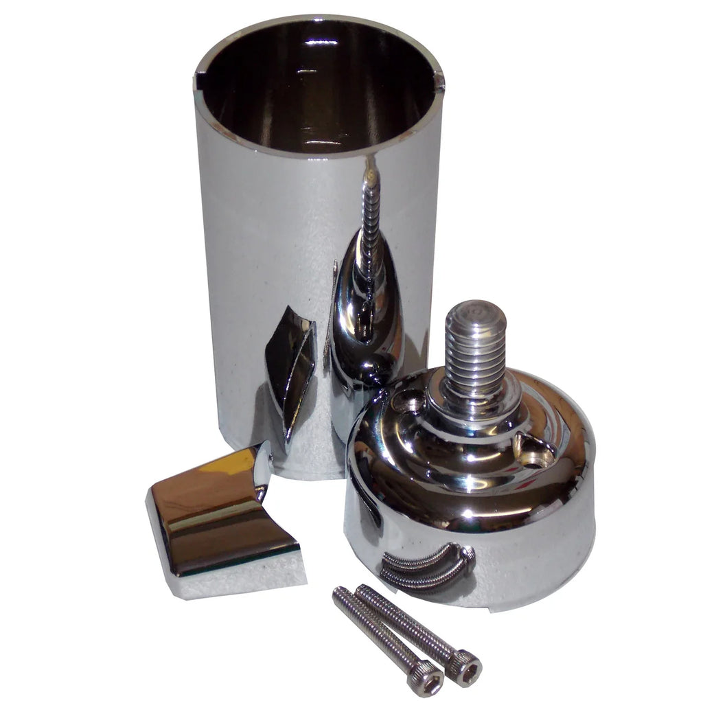 Twisted Shifterz - ShifTopperz 3-pc. Chrome 9-10 Speed Non-Splitter Kit w Super Sleeve