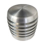 Twisted Shifterz - XBR-200 Grooved Cylinder Style Aluminum Shift Knob (Brushed Aluminum)